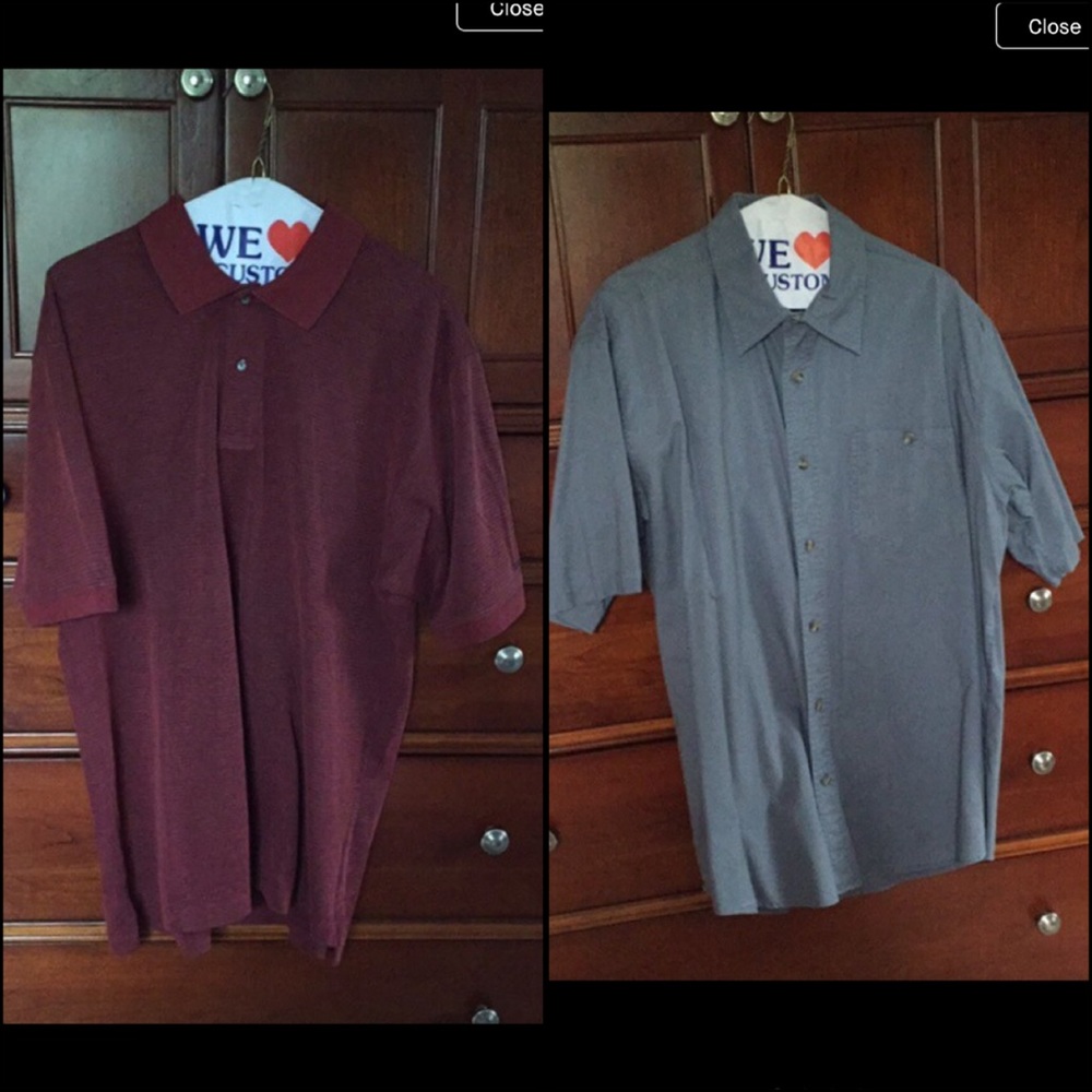 2 men's tops - MED - NWOTs